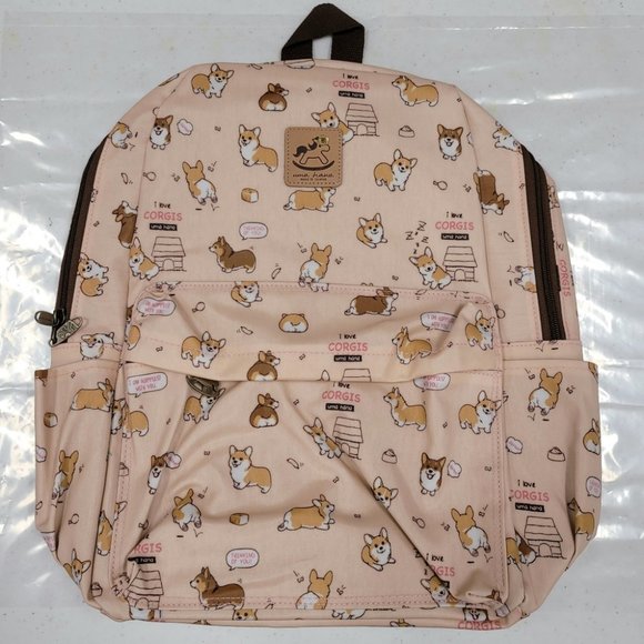 Waterproof Corgi Large Backpack for School Work - Picture 6 of 11